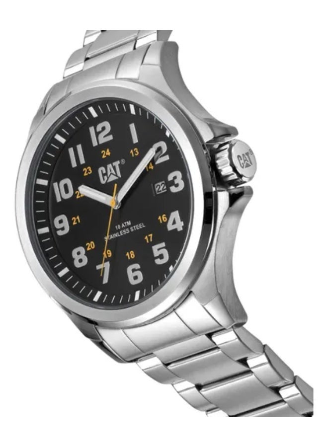 CATERPILLAR ساعة كاتربيلر للرجال Pu.141.11.117 أوبيراتور 2025 فضي أسود - Image 2